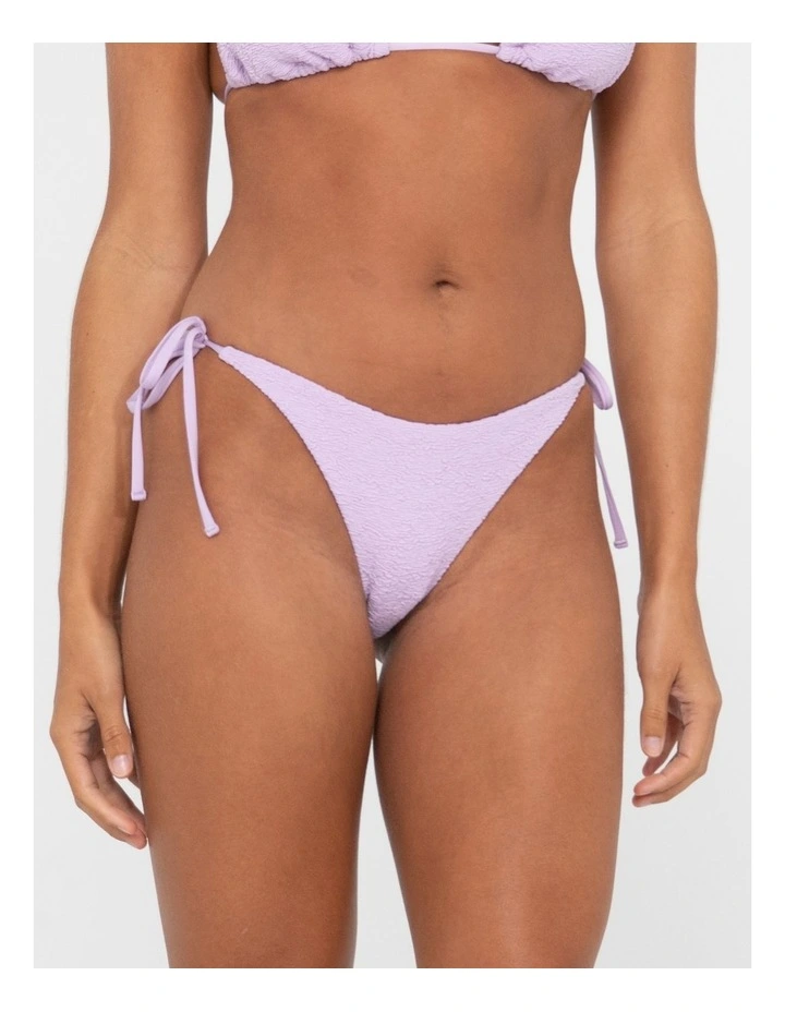 Sandalwood Midi Side Ties Bikini Pant in Purple