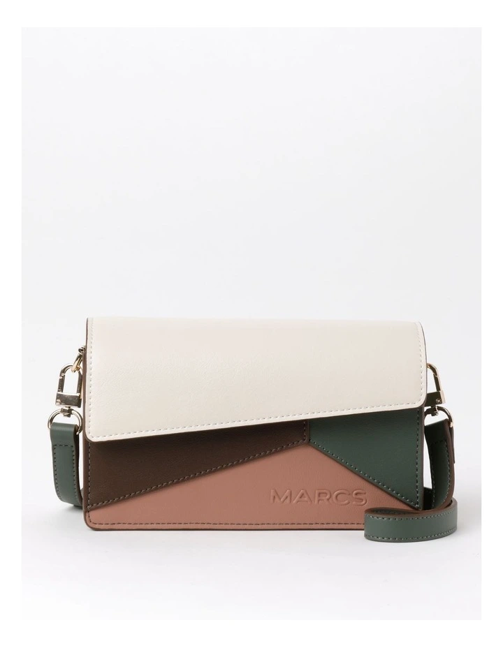 Amsterdam Pixel Crossbody Bag in Khaki Combo