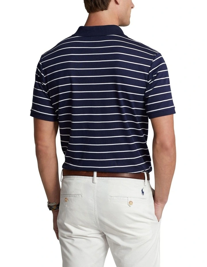 Custom Slim Fit Soft Cotton Polo Shirt in Navy