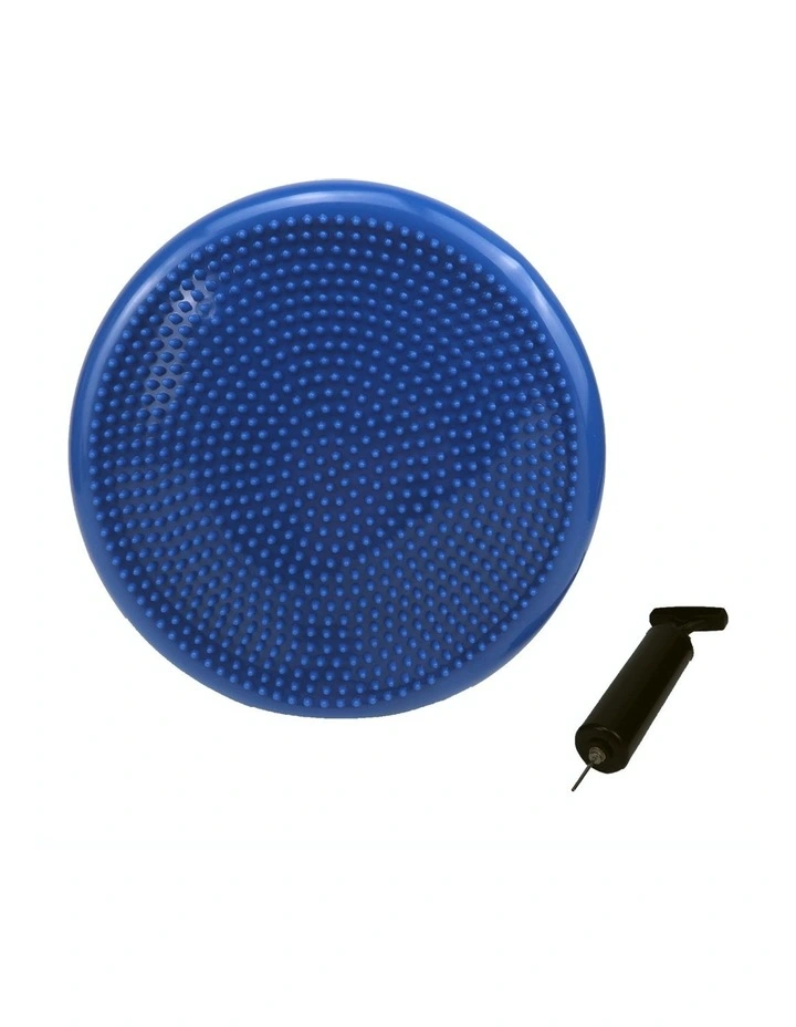 Yoga Stability Disc Home Gym Pilate Balance Trainer Wobble Pad Blue