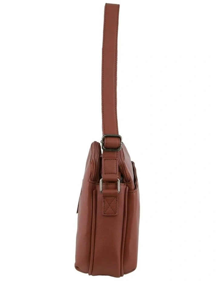 Nappa Leather Cross-Body Bag in Rose