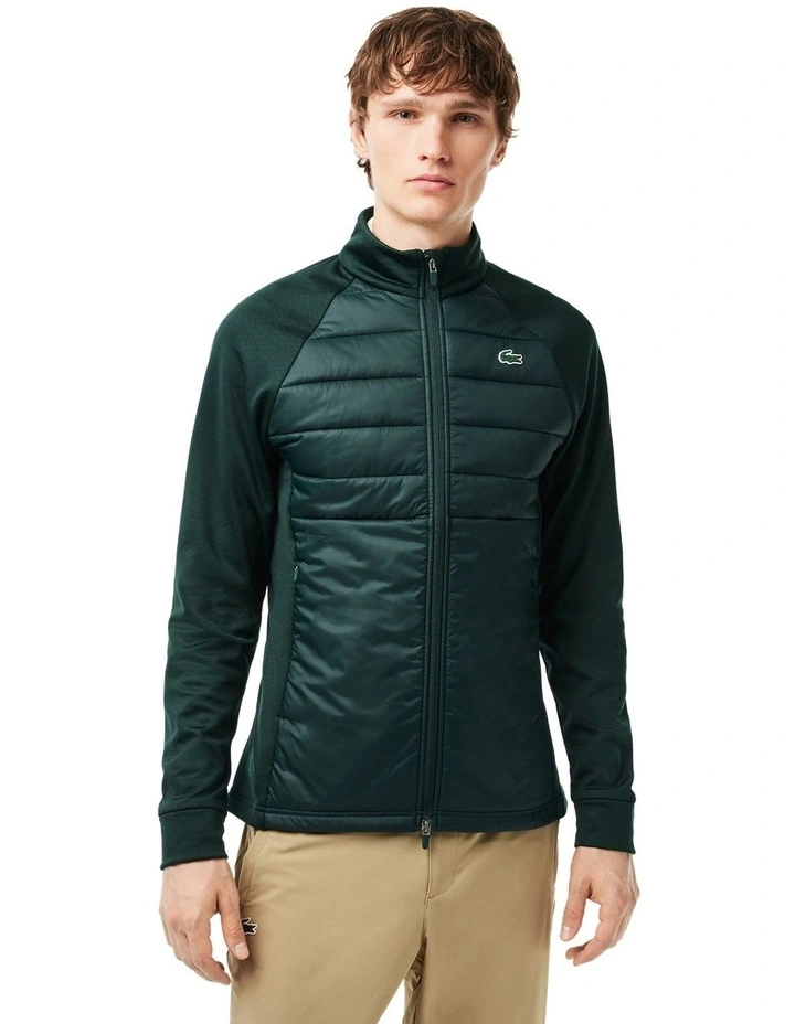 Golf Polar Fleece Midlayer Jacket in Sinople