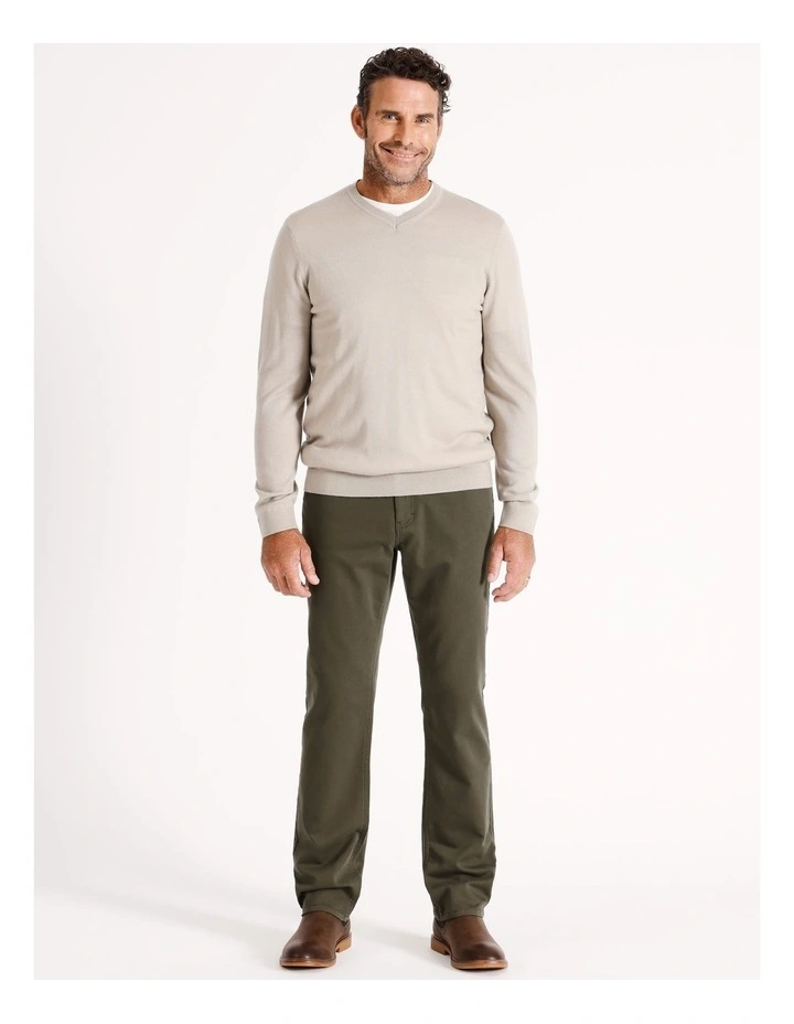 Duke Stretch 5 Pocket Pants in Khaki