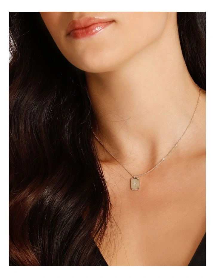 Star Charm Necklace in Gold