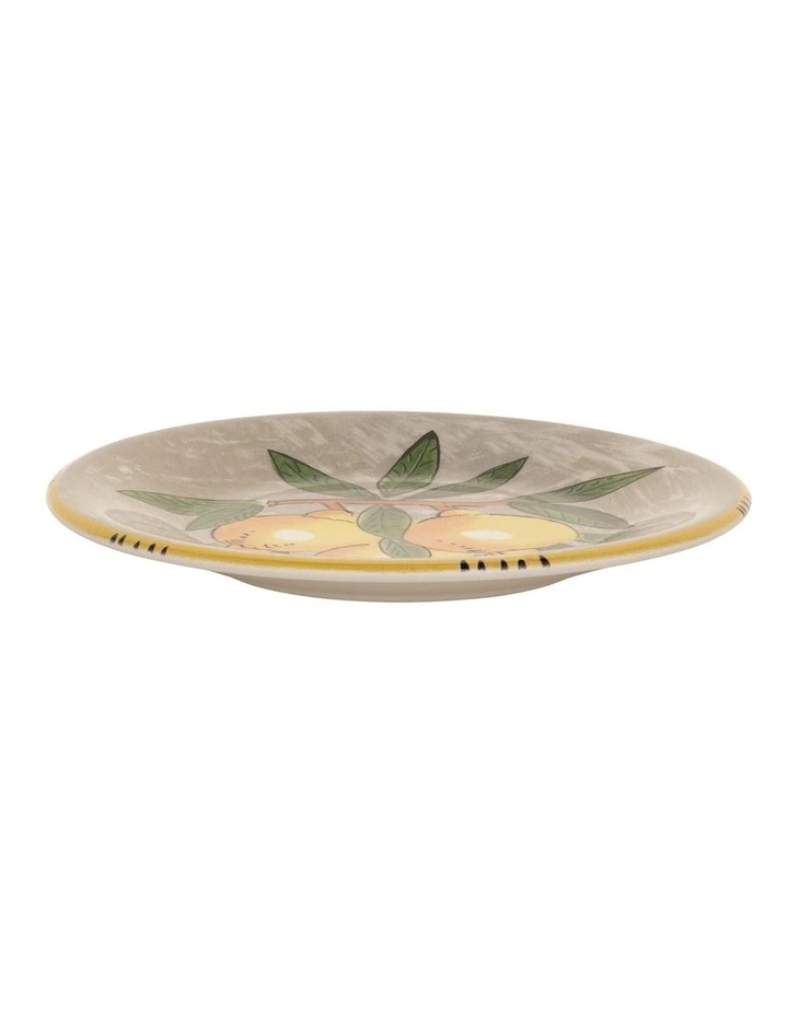 Ceramica Salerno Limone Plate 20cm in Grey