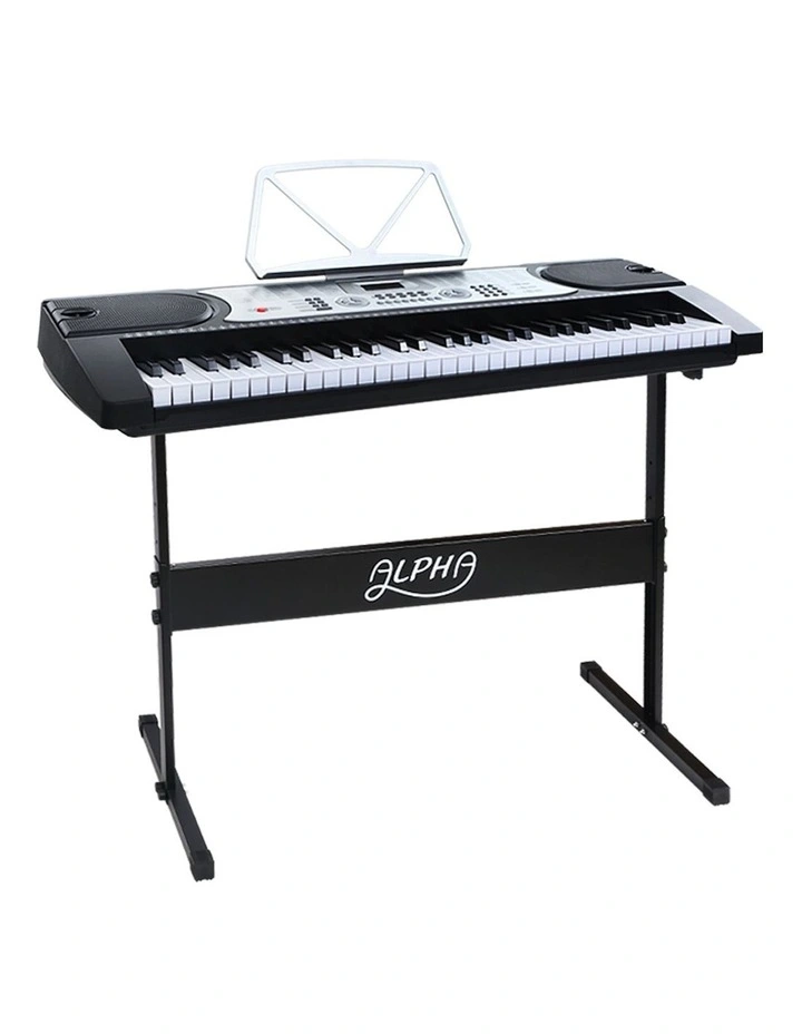 61 Keys Electronic Keyboard with Music Stand for Beginner