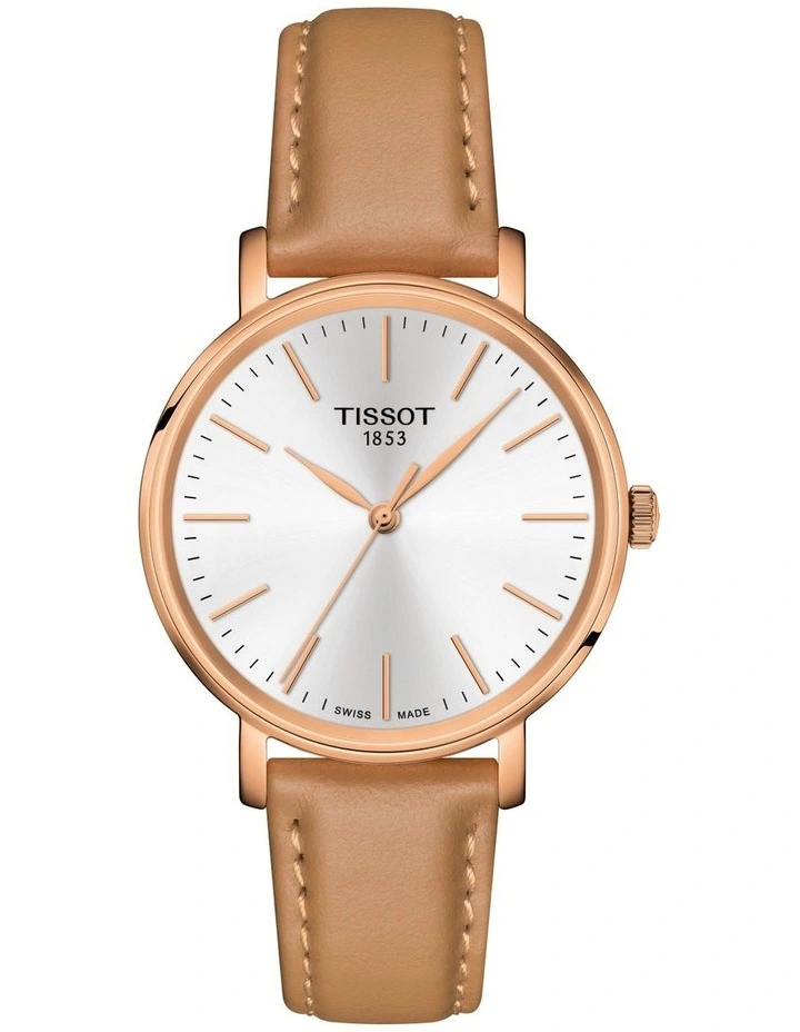 Everytime Lady T1432103601100 Watch in Rose Gold