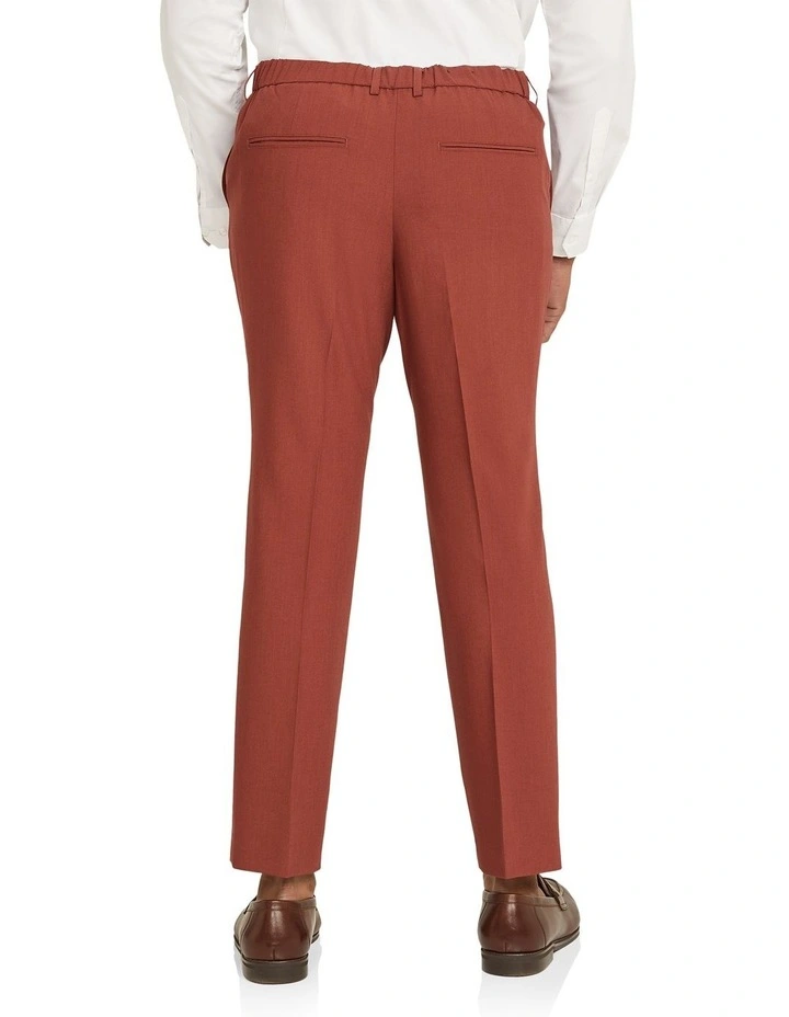 Moore Hyperstretch Slim Pant in Rust