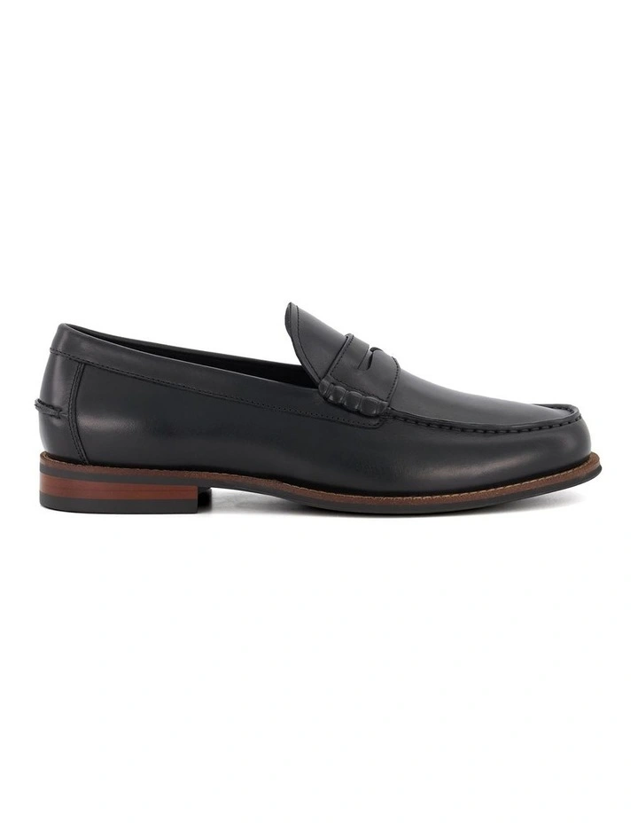 Samson Leather Loafer in Black