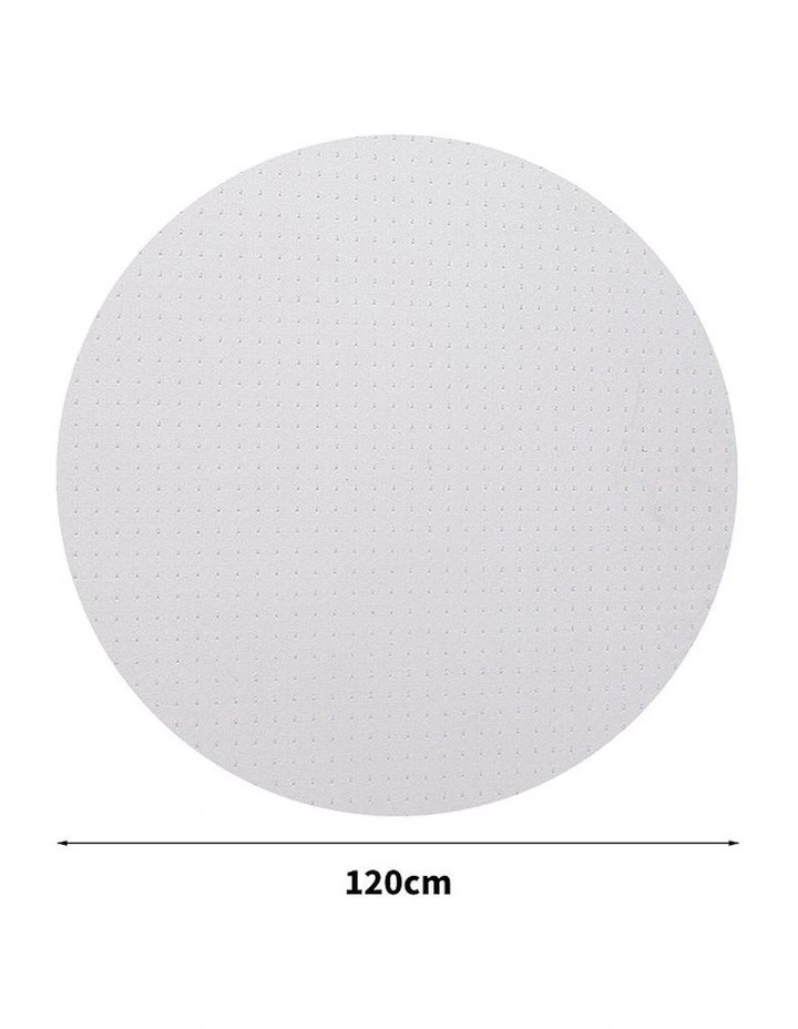 Round Chair Mat in Clear