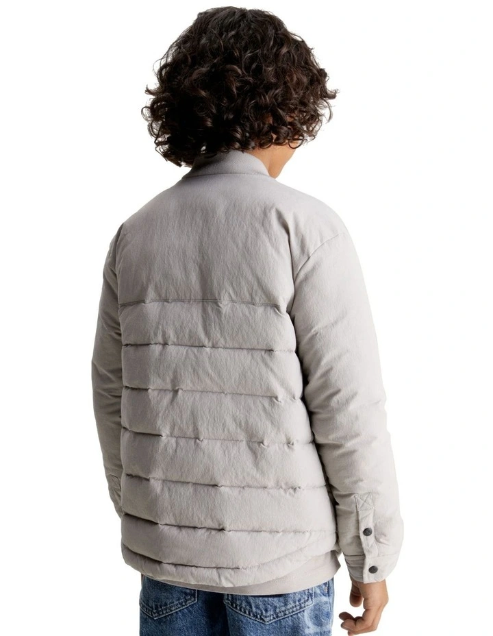 Nylon Transitional Jacket in Porpoise