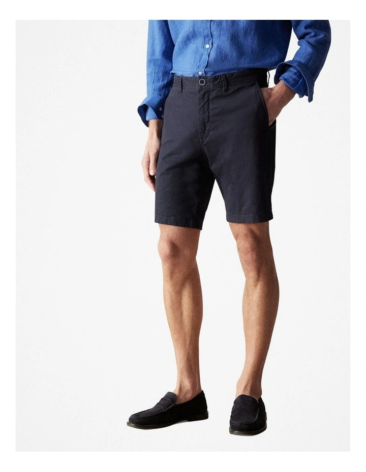 Chino Shorts in Midnight Blue