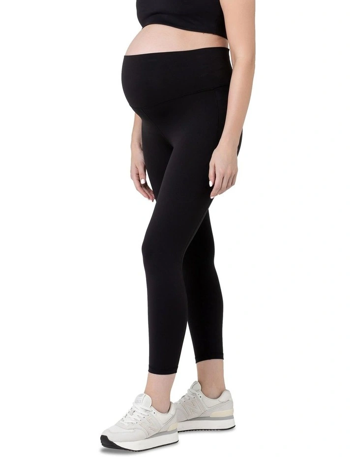 Tempo Crop Legging in Black