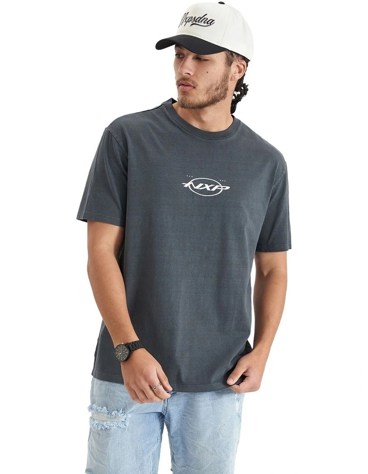 Republic Relaxed T-shirt in Pigment Asphalt