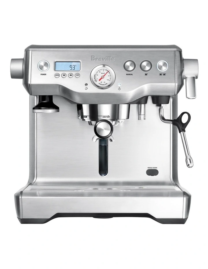 The Dual Boiler Espresso Maker in Stainless Steel BES920BSS