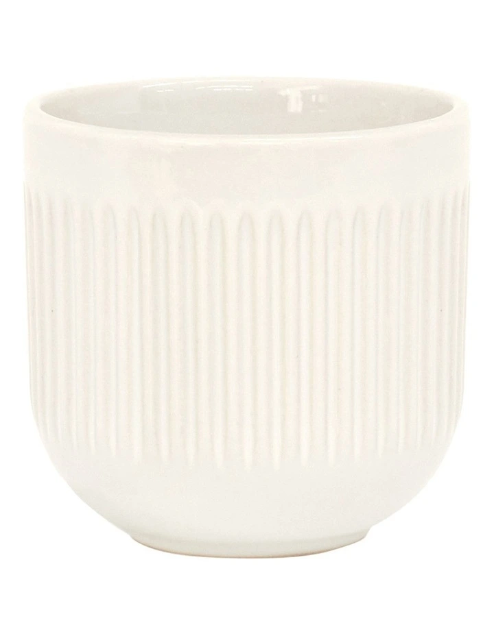 Brae Espresso Cup & Saucer 100ml/11 cm in White