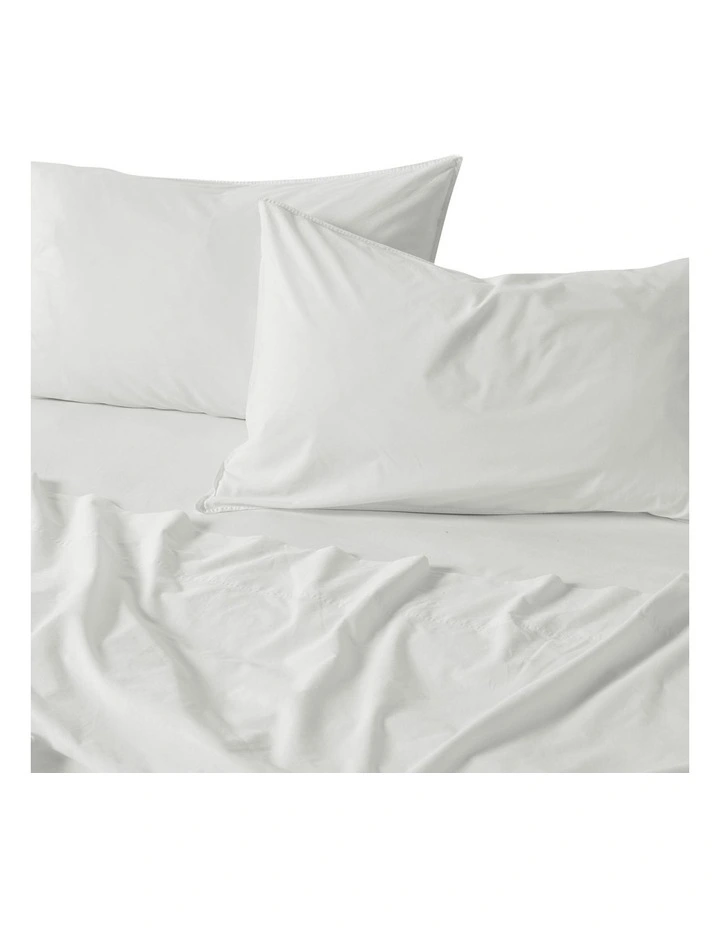 Terra Organic Sheet Set in Snow