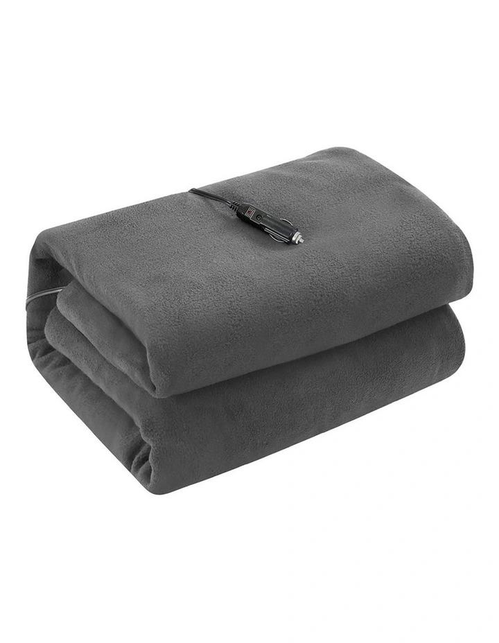 Electric Car Heated Blanket in Grey