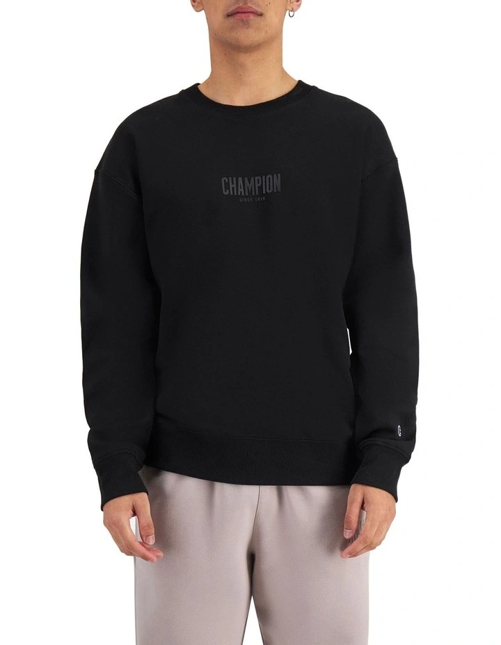 Rochester Base Crew Sweatshirt in Black