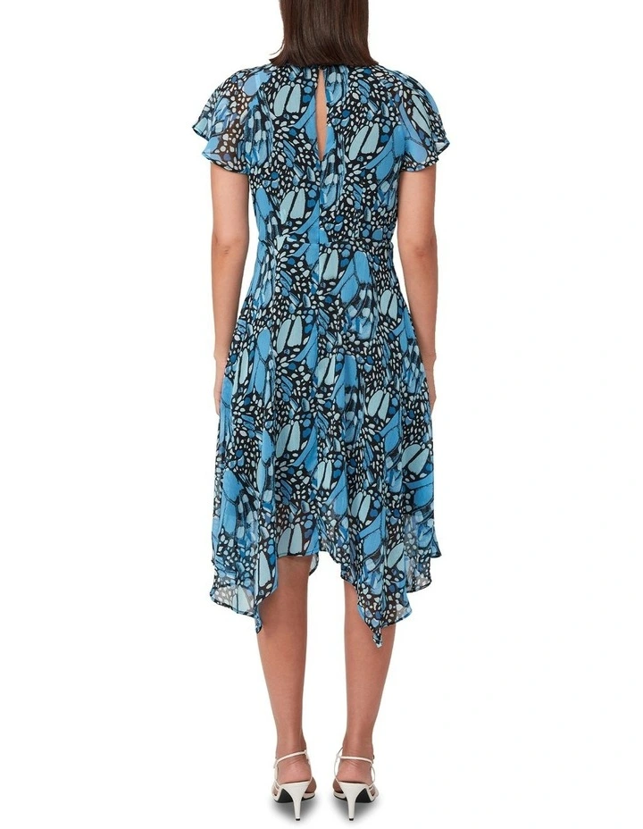 Painted Lady Dress in Blue