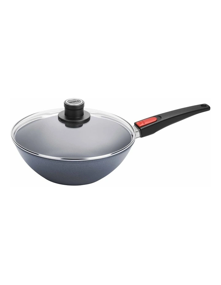 Diamond Lite Wok With Lid Gift Boxed 30cm in Grey