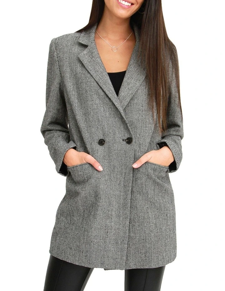 Kensington Oversized Coat Grey