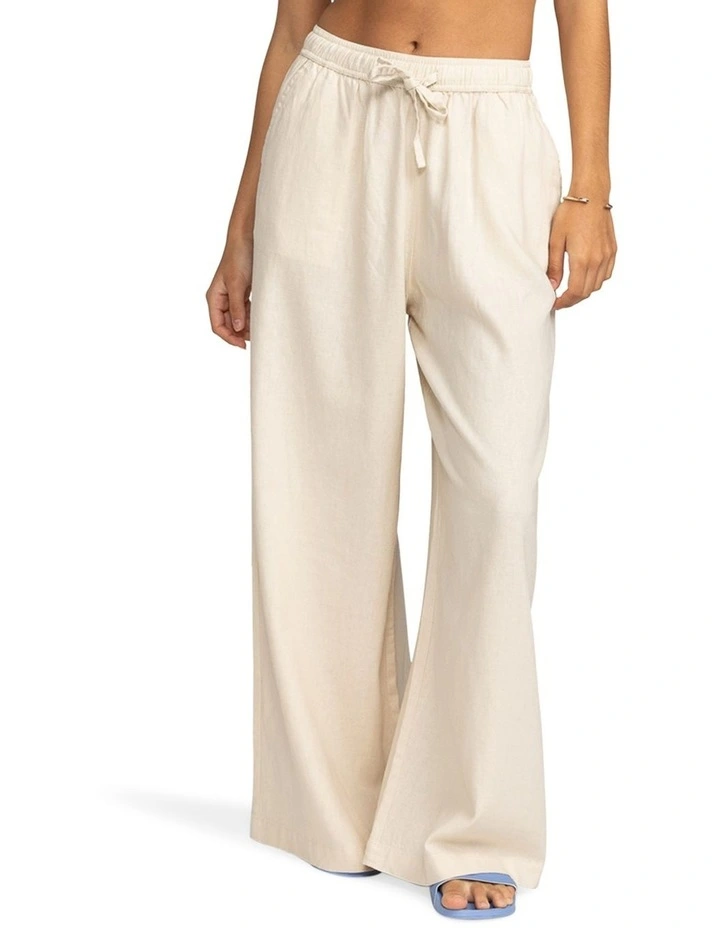 Lekeitio Break Elasticated Waist Trousers in Tapioca