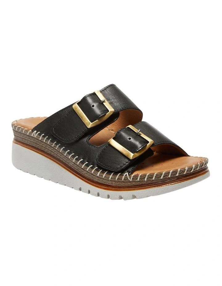 Hutch Sandals in Black Glove