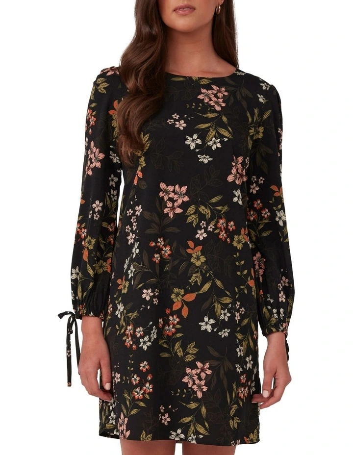 Venus Detail Dress in Black