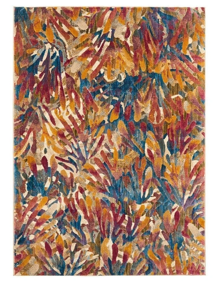 Dreamscape Memories Modern Tropical Rug In Multi