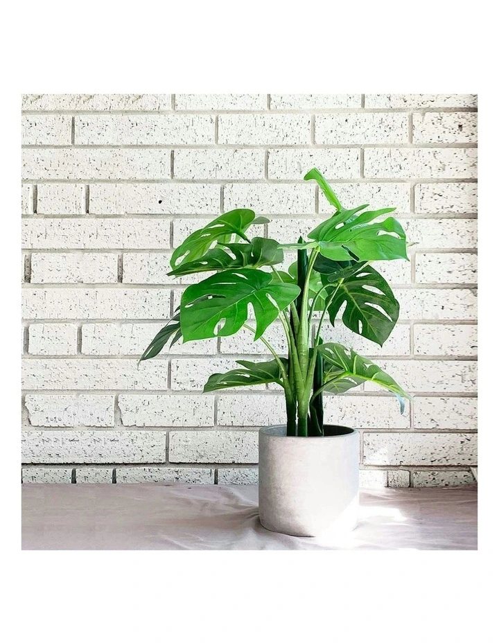 Faux Artificial Monstera Plant with Pot 60cm in Green
