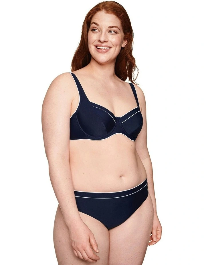 Underwire Bikini 2 Pieces in Navy Blue