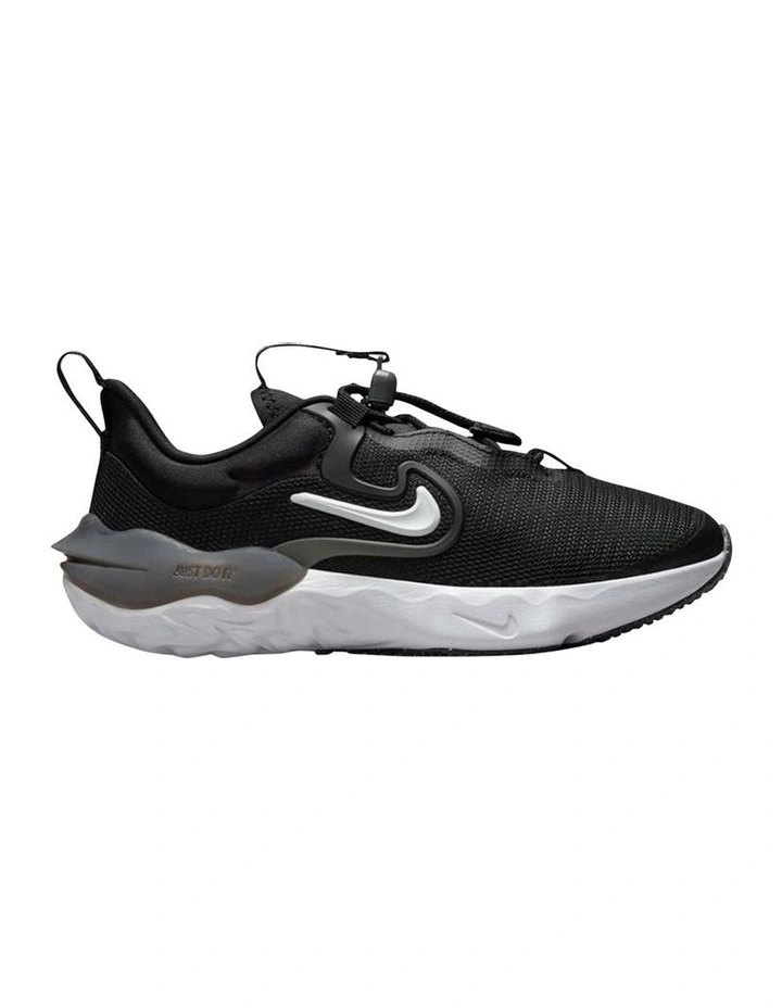 Run Flow Pre-School Sport in Black/White