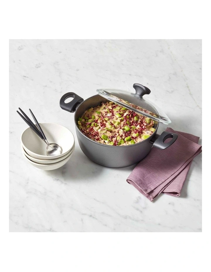 Per Benessere Ceramic Nonstick Induction Covered Casserole 24cm/4.5L