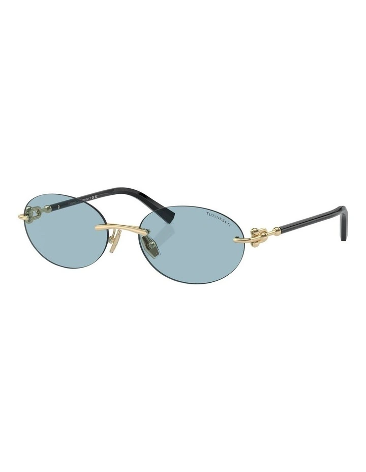 TF3104D Sunglasses in Gold