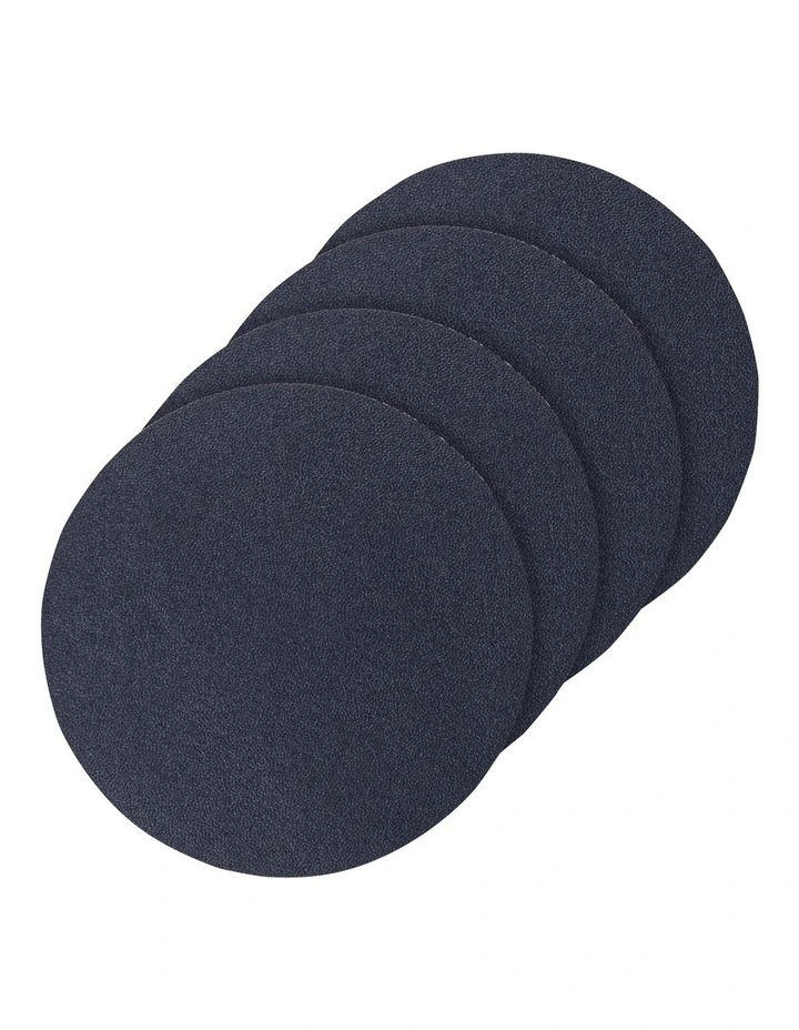 Hugo Coasters 4 Pack in Navy