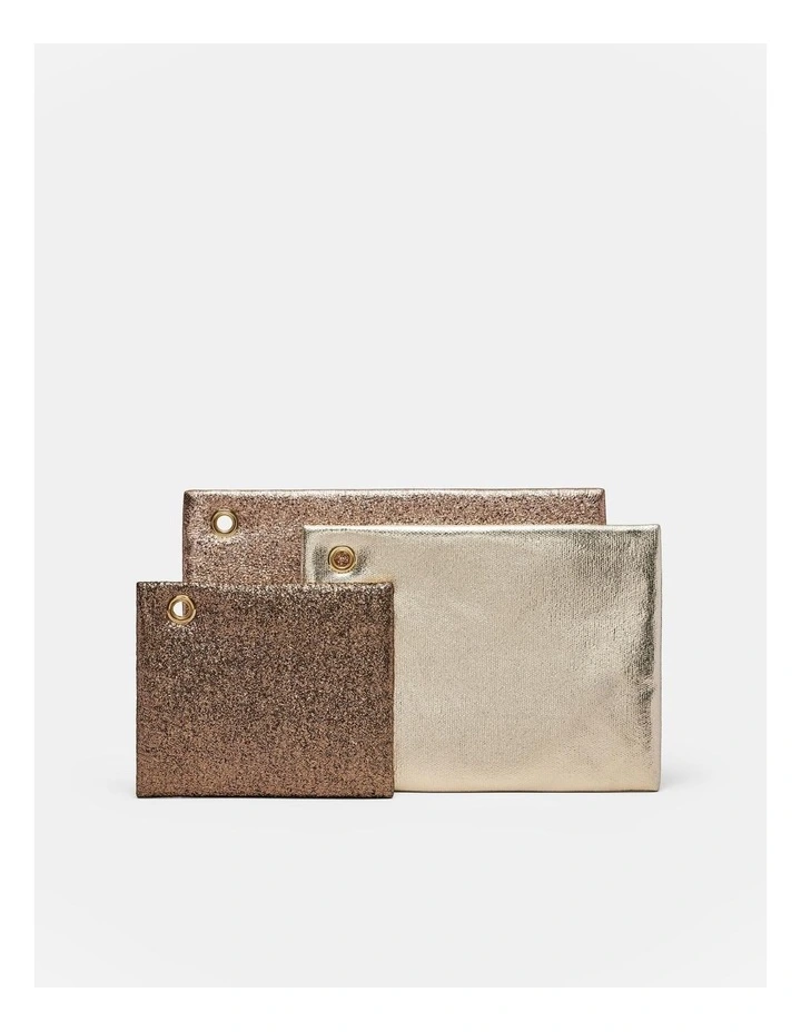 Trilogy Pouches in Waffle