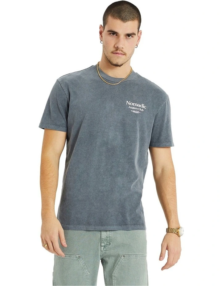 Atlantic Relaxed Tee in Pigment Castlerock