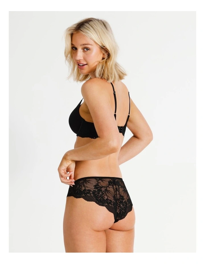 Lace Underwear Bikini in Black
