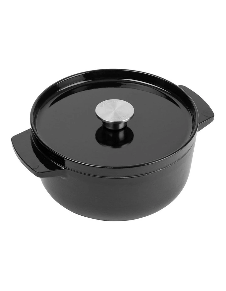 Covered Casserole 22cm/3.3L in Onyx Black