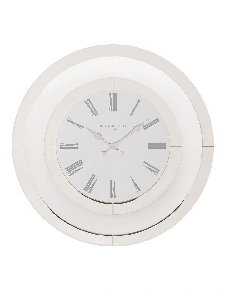 Hampton'S 50Cm Glass Wall Clock