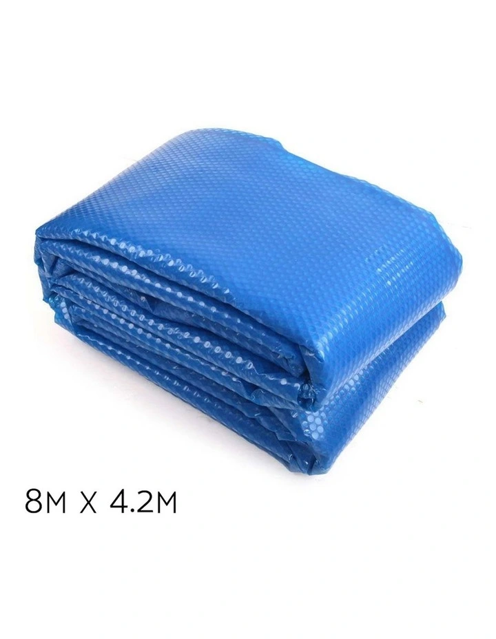 500 Micron Solar Swimming Pool Cover 8X4.2M In Blue