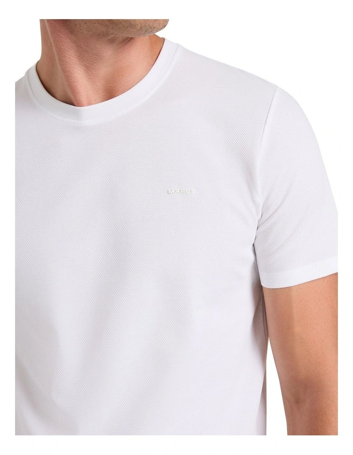 Emmett Mercerized Tee in White