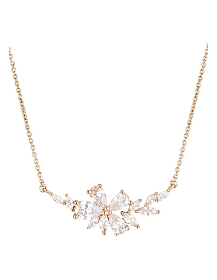 Iconic Bridal Hyacinth Rose Gold Necklace