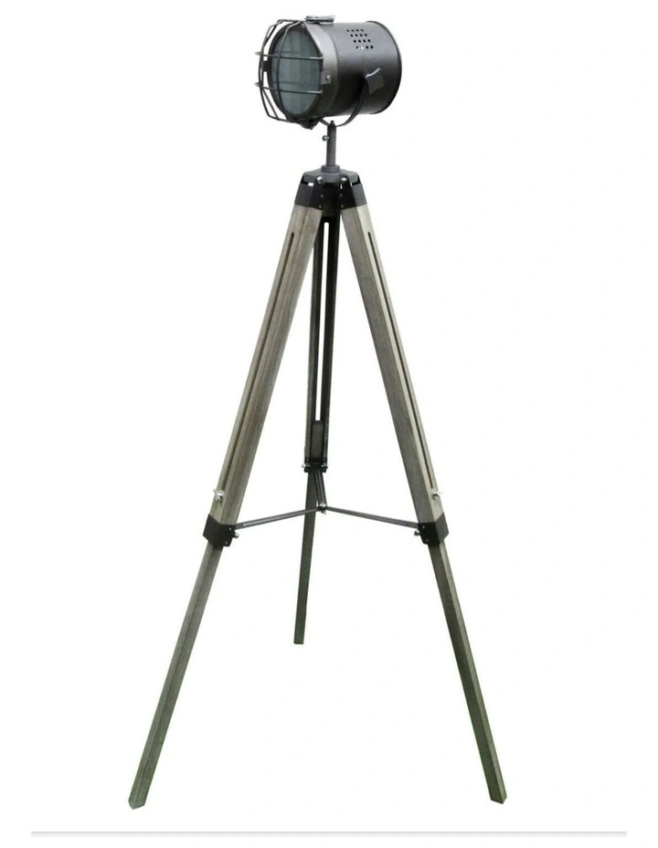 Tripod Floor Lamp 139cm in Steel Grey