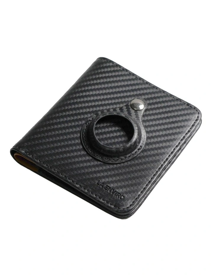 Freo Airtag Wallet in Carbon Black