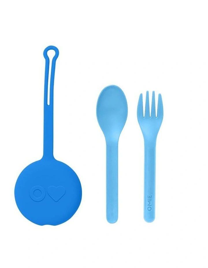 Omiepod 3 Pce Cutlery Set in Capri Blue