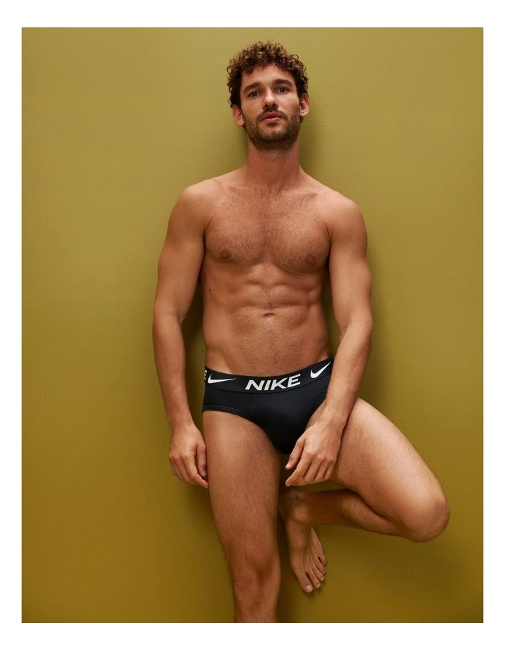 Essential Micro Briefs 3 Pack in Black