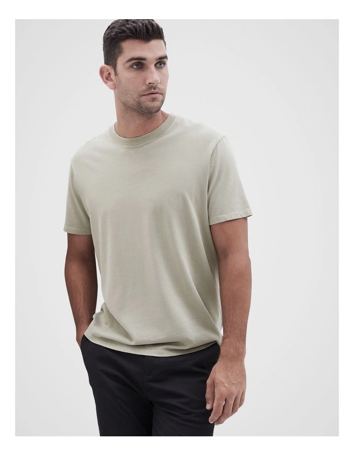 Relaxed T-shirt in Fatigue Green