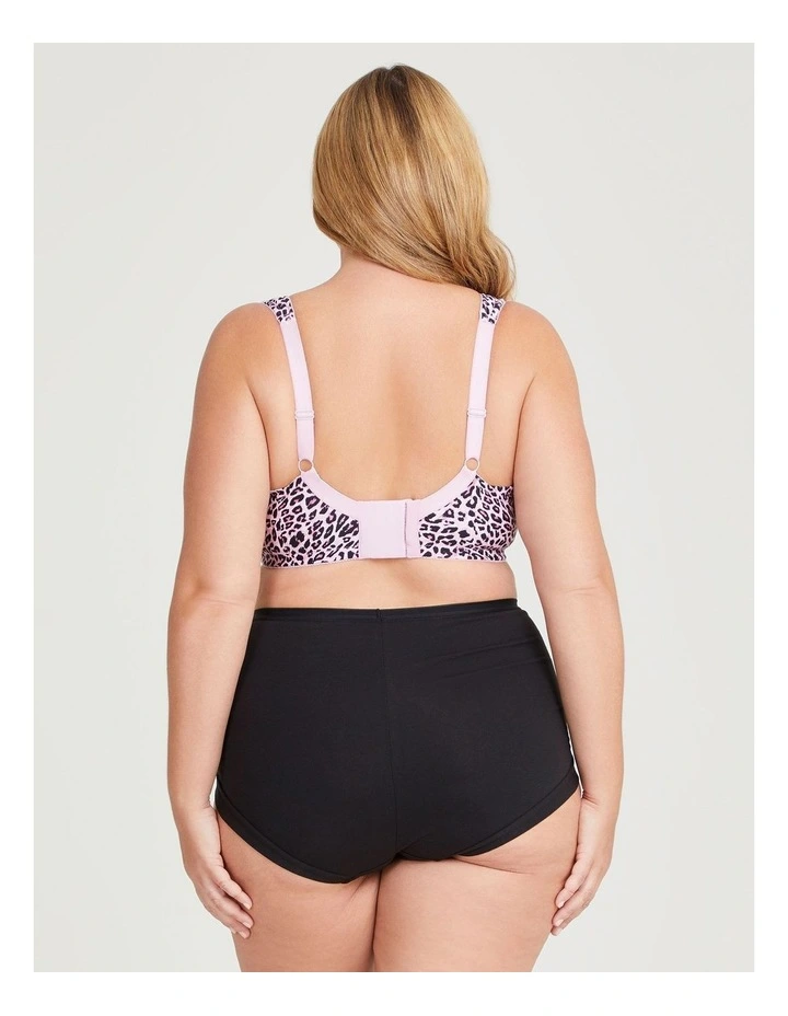 Side Smoothing T-shirt Bra in Pink Animal